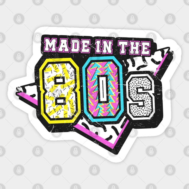 Made In The 80's Sticker by Issho Ni